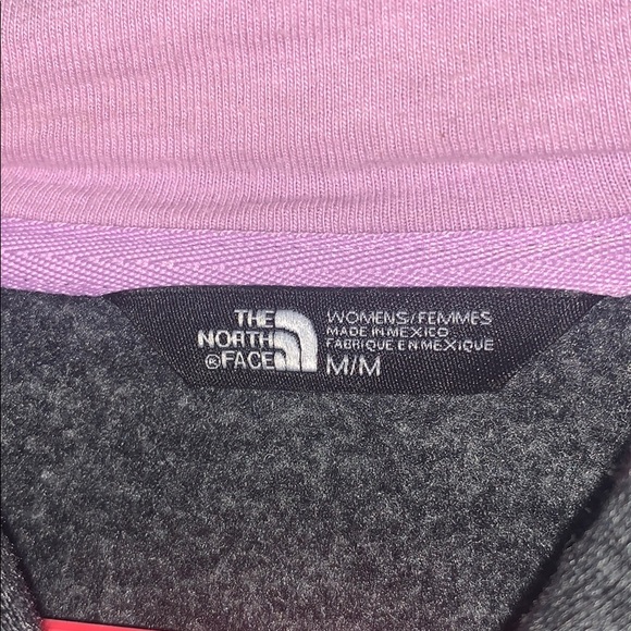 grey and purple NORTH FACE zip up - Picture 3 of 4